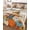 Khaki, variant on Quilts Queen Size Bedding Set, Fall Scarecrows Reversible Summer Quilt 3 Pieces, Thanksgiving Autumn Pumpkins Leaves Brown Lightweight Bedspreads Coverlets with 2 Pillow Shams for All Seasons
