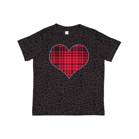

Inktastic Red Plaid Heart Gift Toddler Boy or Toddler Girl T-Shirt
