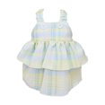 thumbnail image 1 of CSChome Robe pour Animaux Ourlet Superposé Confortable à Carreaux Doux Lavable Accessoire Photo Polyester Fournitures Ourlet Superposé, 1 of 7