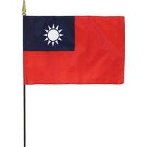 Taiwan - 8"X12" Stick Flag