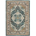 thumbnail image 2 of SAFAVIEH Phoenix Christopher Floral Area Rug, Ivory/Blue, 6' x 9', 2 of 7