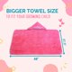 thumbnail image 4 of Toalla de baño para bebés Ultra-Homes Princess Pink 100% algodón, 4 of 7