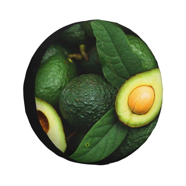 Balery Fresh Avocados Cubiertas para Neumáticos - Protector Resistente para Neumáticos de Camioneta, SUV, Remolque, Camper y RV-15 inch