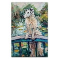 thumbnail image 3 of Hudo Dog Canvas Wall Art,Dog Wall Art print, Colorful Borzoi Dog Decor for Kids Nursery Bedroom Living Room Office Home Unframed 8x12 inches, 3 of 5