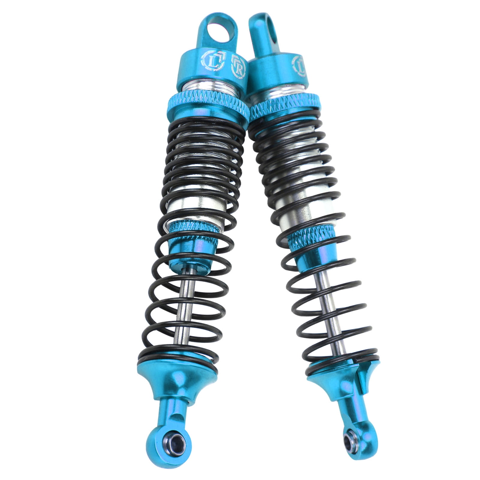 2 Pièces Amortisseurs De Choc En Métal Pièces De Rechange Pour Voiture Rc Accessoires Haute Performance Leger Argent 1 10 Voiture Rc 85mm 95064827