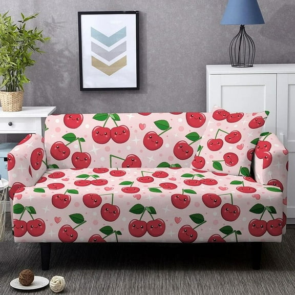 Delicious Fruit Elastic Sofa Cover Love-seat Stretch Couch Covers Washable Anti-dust All Warp Slipcover Pillowcase Available