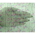 thumbnail image 4 of oneOone Viscose Chiffon Fabric Ikat Stripe|Diamond & Triangle Geometric Printed Fabric 1 Yard 42 Inches Wide, 4 of 4