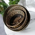 thumbnail image 5 of Natural Woven Seagrass Belly Plant Basket with Handles | 3 Sizes | Multipurpose Decorative Storage Baskets | Woven Basket for Plants, Belly Basket, Blanket Holder, 5 of 7