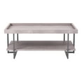 thumbnail image 4 of Furniture of America Uurt 1-Shelf Coffee Table, Antique Gray, 4 of 9