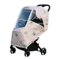 thumbnail image 6 of Baby Pushchair Covers Baby Pram Rain Covers Breathable Windproof Protections Covers Dustproof Weather Covers, 6 of 9