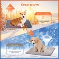 thumbnail image 5 of Self warming dog bed,Chew Proof Dog Crate Pad Mat - Durable and Indestructible Fabric Dog Bed for Chewers - Tough Kennel Pad for Dog Cages - Water Resistant and Washable,Dark Blue, 5 of 8