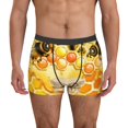 thumbnail image 2 of Goofa Honey Bee Printed Men's Boxer Briefs Underwear, Moisture-Wicking Underwear, Trunk,Soft and Breathable Cotton Underwear-XX-Large, 2 of 9