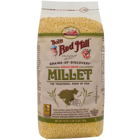 Bob's Red Mill, Whole Grain Millet, 28 oz (pack of 2)