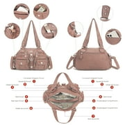 Angel Kiss Small Hobo Purses for Women Soft Vegan Leather Shoulder Bags with Crossbody Adjustable Strap