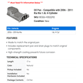 thumbnail image 2 of Oil Pan - Compatible with 2006 - 2011 Kia Rio 1.6L 4-Cylinder 2007 2008 2009 2010, 2 of 2