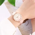 thumbnail image 3 of Resicozy Watches for Women Classic Quartz Watch with Leather Strap Vintage Small Face Round Watches Birthday Gift for Ladies Pink, 3 of 4