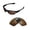 Brown, variant on Walleva Titanium Polarized Replacement Lenses for Oakley Bottlecap Sunglasses