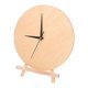 thumbnail image 2 of Blank Wood Clock: 25cm Round Wooden Clock Dial With Rack & Pointer For Diy Painting - Home Decor Craft For Living Room Bedroom Office, 2 of 3