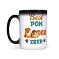 thumbnail image 2 of Best Pomeranian Dad Ever Happy Father's Day Heat Color Changing Mug Pom Dog Lover Gifts Magic Coffee Mug - 02006, 2 of 4