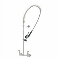 T&S Brass - Stainless Steel EasyInstall Pre-Rinse, 8'' Wall Mount, S-0107, Wall Bracket