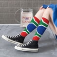 thumbnail image 7 of Women's Knee High Socks South African Flag Thermal Soft Knee Long Socks, 7 of 7