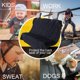 thumbnail image 4 of Back Seat Cover for Car Trucks Van SUV,Waterproof Rear Bench Towel Seat Covers for Dogs and Kids,Automotive Backseat Protector (Black), 4 of 5