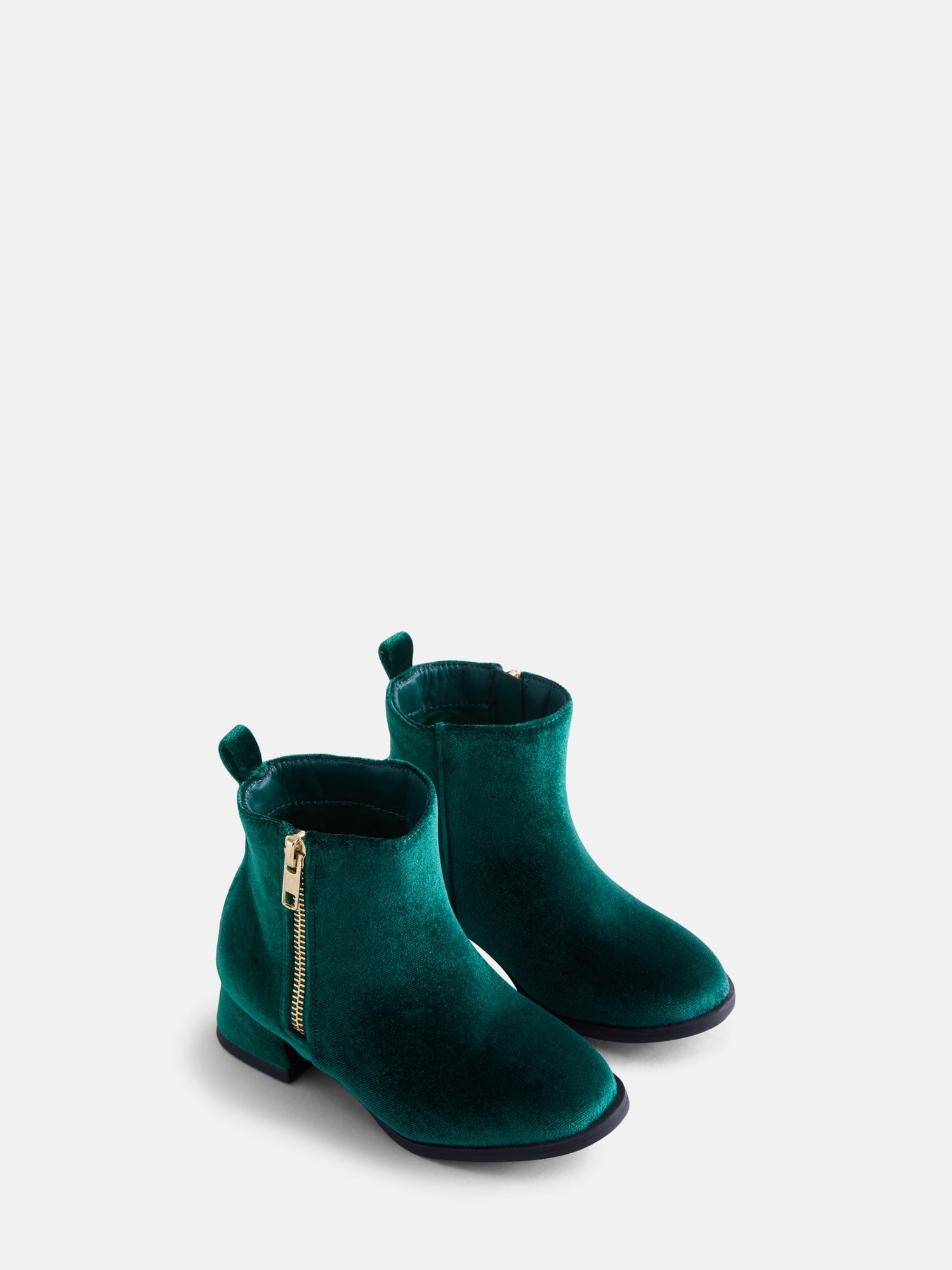 Wonder Nation Girls Faux Suede Velvet Boots