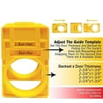 thumbnail image 4 of 1-3/8inch - 1-3/4inch Door Lock Installation Kit for Wooden Doors with Guide Template, Door Lock Hole Saw, 4 of 5