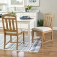 thumbnail image 2 of Linon Wilmer Side Chair Brown Set Of 2, 2 of 15