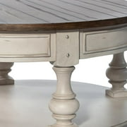 Liberty Furniture Morgan Creek Round Cocktail Table - White