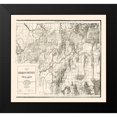 thumbnail image 2 of McClellan 13x12 Black Modern Framed Museum Art Print Titled - Elko County Nevada - McClellan 1894, 2 of 5
