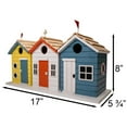 thumbnail image 4 of Home Bazaar Brighton Beach Huts Birdhouse, 4 of 6