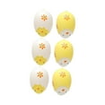 thumbnail image 1 of 6x Adornos Colgantes de Huevos de Pascua Decoración de Huevos de Pascua Favores de Fiesta Regalos para Niños Colgantes para Proyectos Escolares de Fes Blanco amarillo, 1 of 8