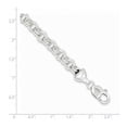 thumbnail image 3 of Auriga Fine Jewelry 925 Sterling Silver Double Link Bracelet 7.5inch for Women, 3 of 6