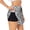 Black, variant on Mallard Ducks Wild Birds1 for Women's Double Layer Athletic Shorts High-Performance Gym Shorts with Inner Pocket, Elastic Waistband-XX-Large