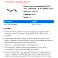 thumbnail image 2 of Heater Hose - Compatible with 2011 - 2019 Ford Fiesta 1.6L 4-Cylinder Ti-VCT 2012 2013 2014 2015 2016 2017 2018, 2 of 2