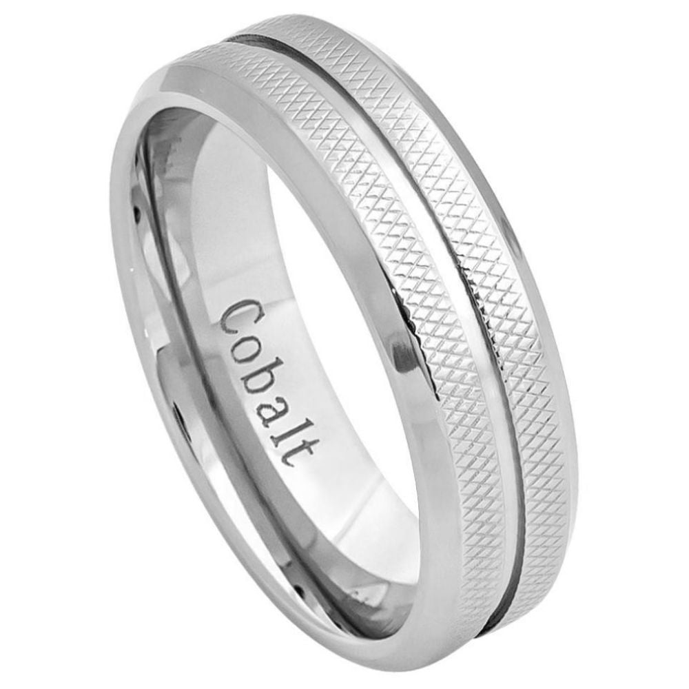 Cobalt Grooved Center Ring Cobalt Grooved Center Ring
