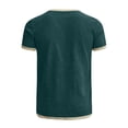 thumbnail image 5 of CUSTG Men Tshirts Textured T Shirt Soft Breathable Crew Neck Short Sleeve Tops For Casual Comfort And Everyday Wear Fashionable Solid Color Summer T-Shirts, 5 of 5