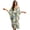 Bird Lemon Floral, variant on Xixirimido Blue Palm Trees Clouds Print Women Kaftan Dresses Plus Size Swimsuit Coverup Batwing Sleeve Summer Bathing Suit Caftan Loungewear Beach Cover Up