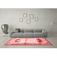thumbnail image 3 of Ahgly Company Indoor Rectangle Animal Red Traditional Area Rugs, 2' x 5', 3 of 4