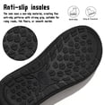 thumbnail image 4 of Knivor Closed Back Slippers for Women Slipper Socks Sherpa Fleece V‑Trim Slip On Indoor Outdoor Non Slip House Shoes, 4 of 8