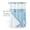 blue, variant on No Hook Shower Curtain with Snap in Liner, Summer Sea Beach Plam Tree Leaves Hotel Shower Curtains for Bathroom, Washable Shower Curtain Liner Set with Mesh Top Window, 72”x78”