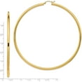 thumbnail image 4 of 14k Yellow Gold Polished 3x90.2mm Round Tube Hoop Earrings - 90mm, 4 of 6