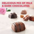 thumbnail image 3 of RUSSELL STOVER Valentine's Day Red Foil Heart Assorted Milk & Dark Chocolate Gift Box, 15.05 oz. (26 pieces), 3 of 8
