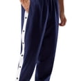 thumbnail image 1 of Bamboohart [Polyester Basketball Pants] Breathable Polyester Men‘s Casual Basketball Pants - Loose Fit  High Split & Snap Buttons  Machine Washable, 1 of 7