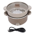 thumbnail image 2 of Poth Caliente Eléctrica De 3L, Calefacción De Círculo Entero Fácil De Limpiar El Diseño Anti -escaldado Olla Eléctrica Multifuncional Con Canasta De Para Sopa De Fideos, 2 of 7