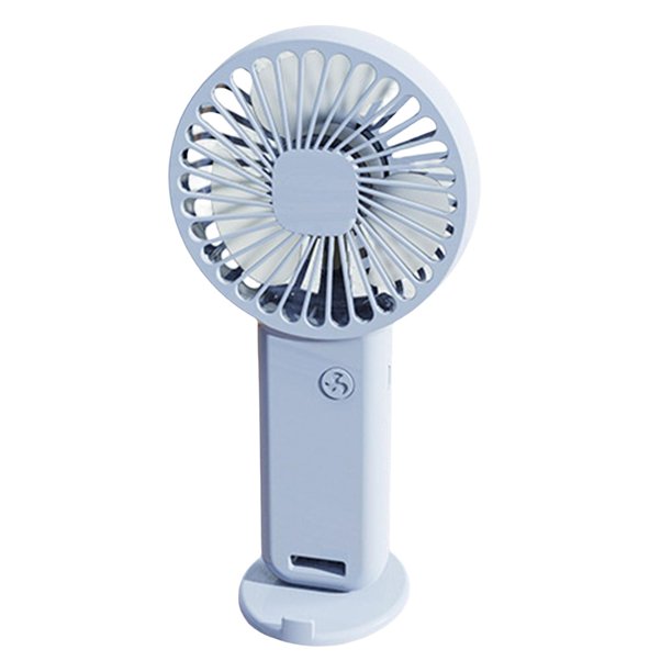 Ventilador de 3 velocidades Mini ventilador Ventilador de escritorio s Senderismo Camping Hogar Azul Gloria Mini ventilador de mano