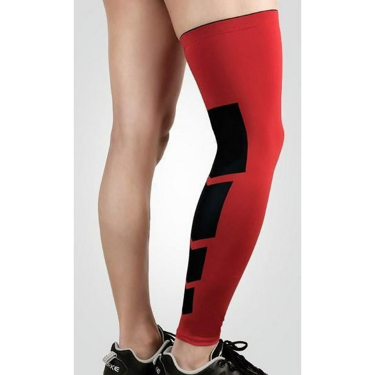 Compression Leg Sleeves Knee Brace for Sports, Running, Basketball, Calf  Knee Pain Relief, Improve Blood Circulation and Injury Recovery - Best knee  Calf Support for Men & Women 