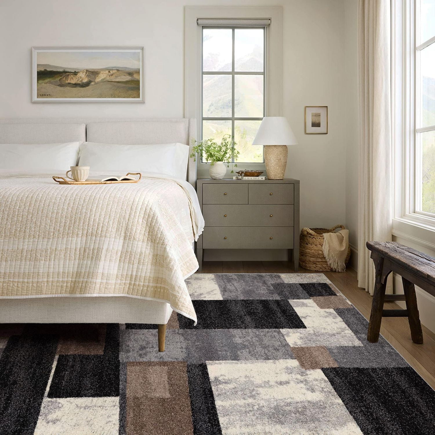 Rug Branch Nova Collection Modern Geometric Area Rug