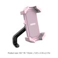 thumbnail image 3 of Soporte Para Teléfono De Bicicleta Soporte Móvil Bicicleta Ajustable Universal (Espejo Retrovisor Rosa Azul), 3 of 5